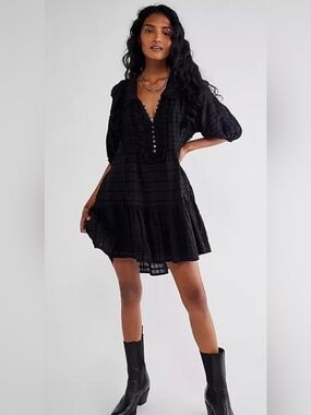 Free People “Elora Mini Dress” Size XS